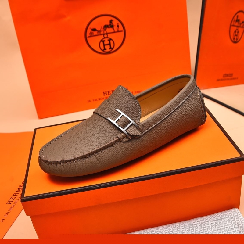 H**mes leather shoes